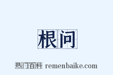 根问是什么意思的图片